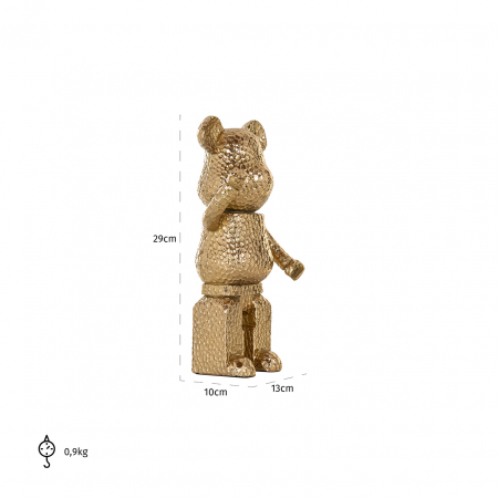 Decoratiune Bear auriu [4]