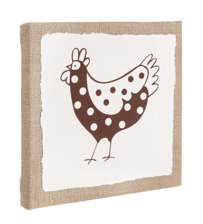 SALE % - Deco perete pui, 24x24 cm