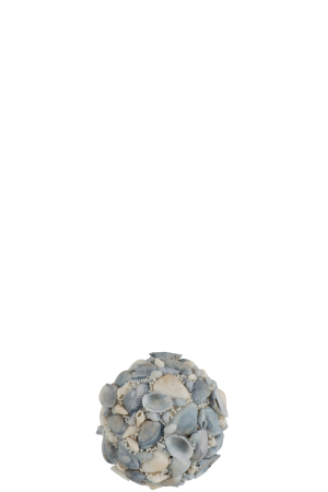 Accesorii - Deco scoici, Piatra, Albastru, 11x11x11