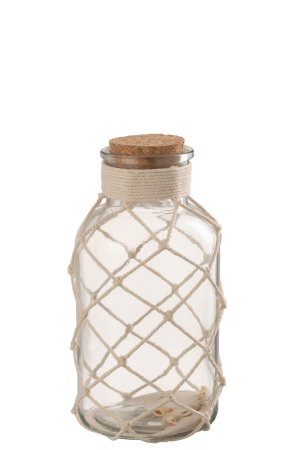 SALE % - Deco scoici, Sticla, Transparent, 11x11x21