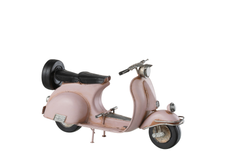 SALE % - Deco scooter, Metal, Roz, 28.5x10.5x15