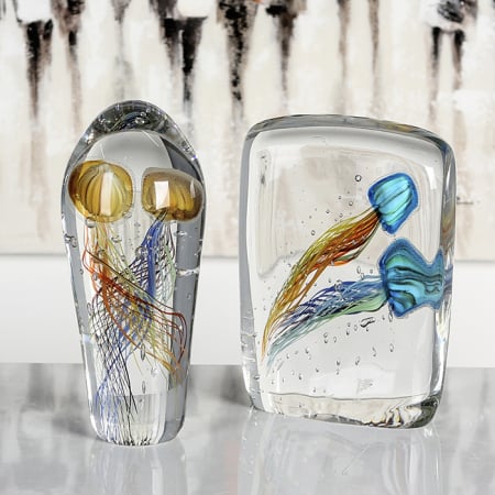 Decoratiune FUNNY MEDUSA, sticla, 22x7x16 cm [1]