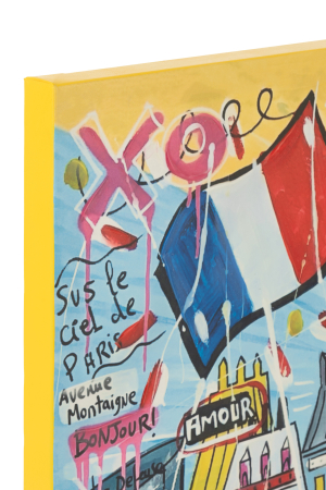 Decor perete Paris, popart mix canvas | L 150X l 3.8X H 110 cm [1]