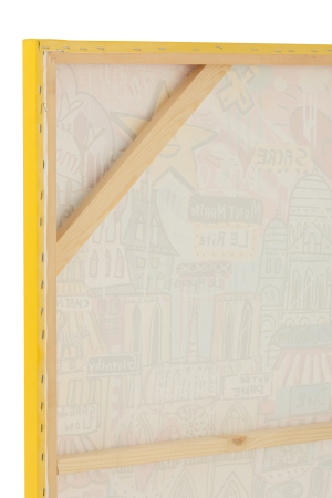 Decor perete Paris, popart mix canvas | L 150X l 3.8X H 110 cm [2]