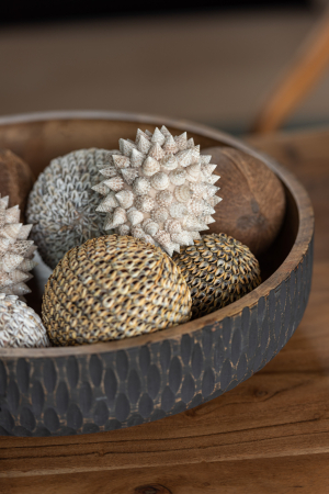 Accesorii - Décor scoici, Piatra, Natural, 8x8x8