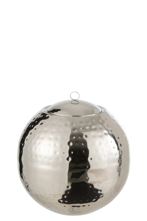 Decoratiuni terasa si gradina - Decoratiune/accesorii pentru gradina, Metal, Argintiu, 20x20x23