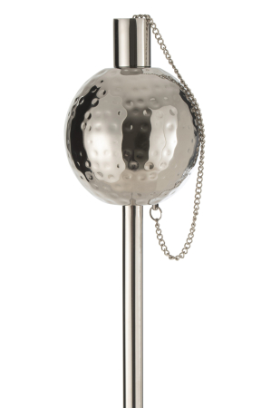 Decoratiune/accesorii pentru gradina, Metal, Argintiu, 9x9x155.5 [2]