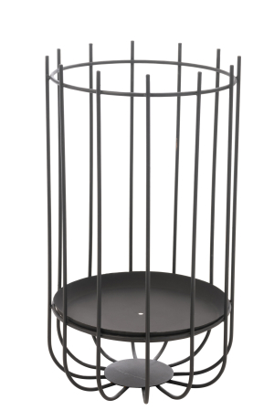 Decoratiuni terasa si gradina - Decoratiune/accesorii pentru gradina, Metal, Negru, 38x38x72