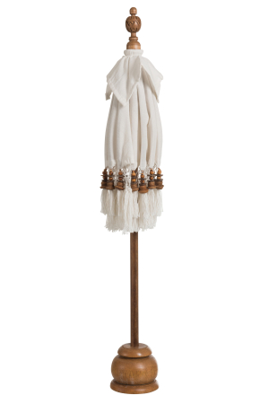 Decoratiune/accesorii pentru gradina, Textil, Alb, 50x50x90.5 [1]