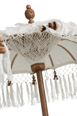 Decoratiune/accesorii pentru gradina, Textil, Alb, 50x50x90.5 [2]