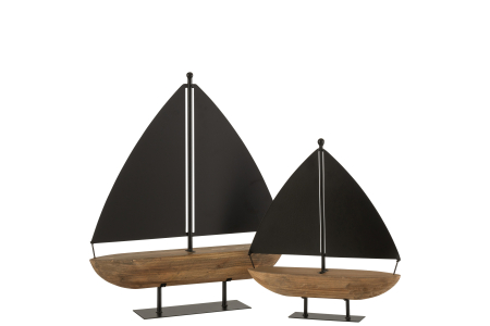 Decoratiune barca, Metal, Maro, 45.5x10x49.5 [1]