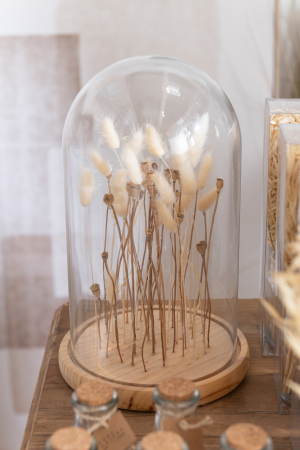 Decoratiune Bell, Sticla, Transparent, 21x21x37 [3]