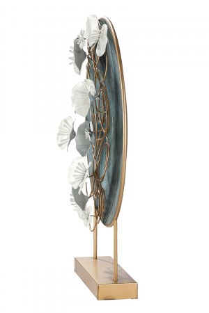 Decoratiune Blossoms, Metal, Multicolor, 50x65x13 cm [1]