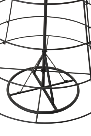 Decoratiune, Brad Metal , Negru, 94.5x94.5x188 [1]