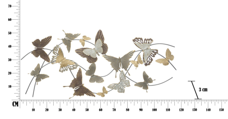 Decoratiune, Butterfly 118x3x52 cm [6]