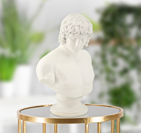 Accesorii - Decoratiune Centarion, Rasina, Alb, 25x18.2x12.8 cm