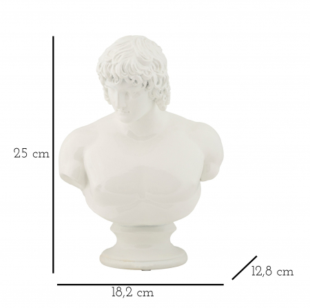 Decoratiune Centarion, Rasina, Alb, 25x18.2x12.8 cm [4]