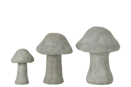 Decoratiune, Ceramica, Gri, 15x15x20 [1]