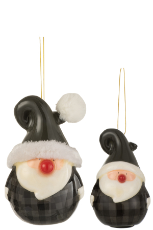 Decoratiune, Compozit, Negru, 10.7x8.8x17 [3]