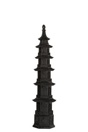 Accesorii - Decoratiune, Compozit, Negru, 14x14x57.5 cm
