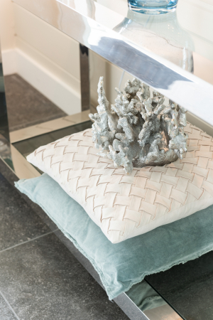 Decoratiune Coral, Rasina, Silver, 32x24x19.5 cm [2]