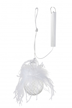 SALE % - Decoratiune Craciun LED, Sticla, Transparent, 9x9x85 cm