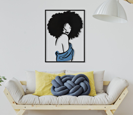 Decoratiune de perete Afef 60x1,3x80 cm [4]
