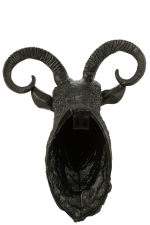 Decoratiune de perete, aluminiu, negru [2]