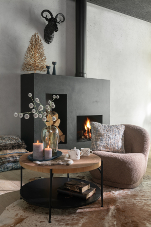 Decoratiune de perete, aluminiu, negru [3]