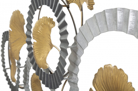 Decoratiune de perete Arty, fier, multicolor, 127.5X4X44.5 cm [4]