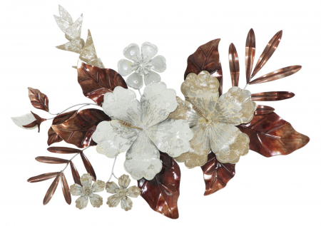 Decoratiune de perete Bouquet, fier, multicolor, 83X8.5X55 cm [1]