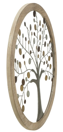 Decoratiune de perete cu oglinda Arborele Vietii, 59x1,80 cm [1]