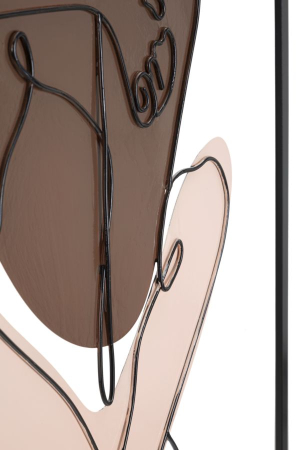 Decoratiune de perete cuplu cm 60x1,3x80 [2]