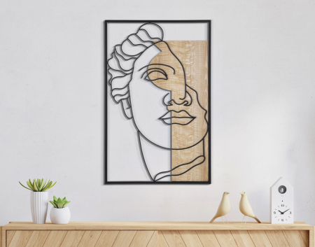 Decoratiune de perete David -a- 50x2x80 cm [4]