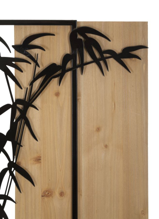 Decoratiune de perete din bambus 58x2x80 cm [1]