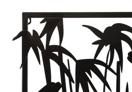 Decoratiune de perete din bambus 58x2x80 cm [2]