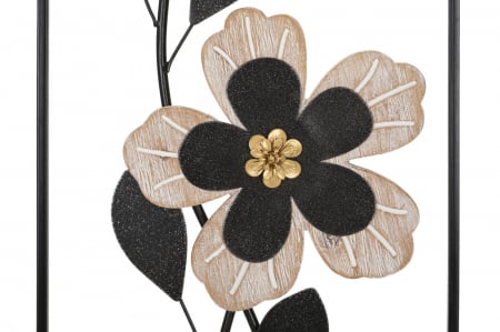  Decoratiune de perete, Fier/Lemn Divaker -A- 27X2,5X70 cm [1]