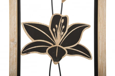 Decoratiune de perete, Fier/Lemn Koman -B- 26X2,5X60 cm [1]