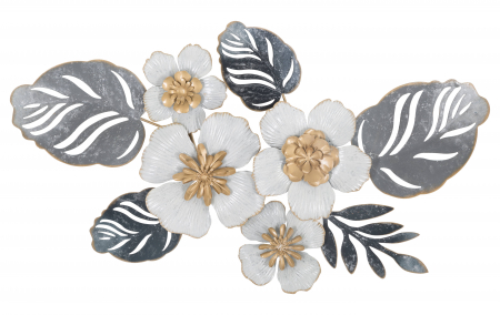 Decoratiune de perete Flot - B -, Fier, Multicolor, 39x66x5 cm [4]