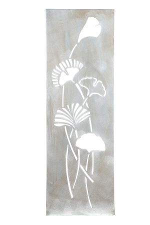 IN STOC - Decoratiune de perete GINKGO, metal, 30 x 3 x 90 cm