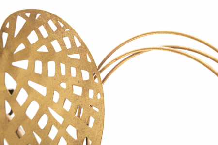 Decoratiune de perete Heart, Fier, Multicolor, 39.5x91x2.5 cm [1]