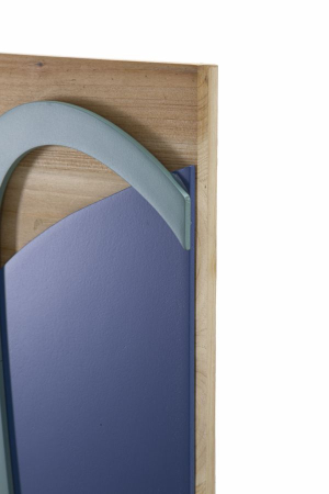 Decoratiune de perete in culoarea lemnului 80x2,5x50 cm [2]