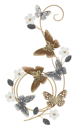 SALE % -  Decoratiune de perete, Metal,  Delis 45,1X5,1X87,6 cm