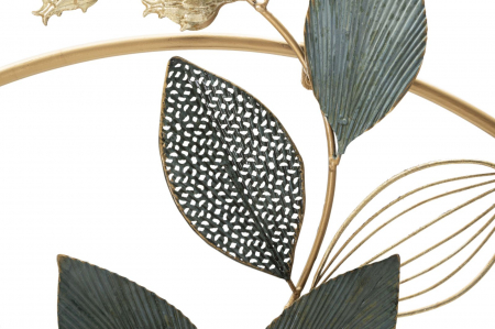  Decoratiune de perete, Metal,  Gard 67X8X74 cm [3]