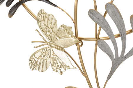  Decoratiune de perete, Metal,  Lixy 50,2X5,1X92 cm [3]