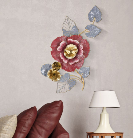  Decoratiune de perete, Metal,  Lovi 61,6X9,5X111,8 cm [4]