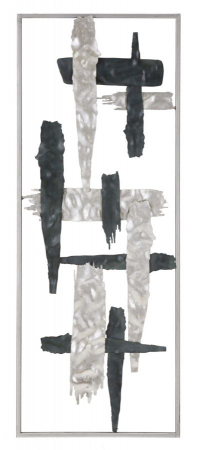 SALE % -  Decoratiune de perete, Metal,  New Art 28,6X2,5X74,3 cm