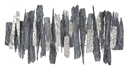 SALE % -  Decoratiune de perete, Metal, Sculpt 122,6X6,4X62,9 cm