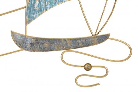 Decoratiune de perete, Metal, Vela Color 51,4X4X87 cm [2]