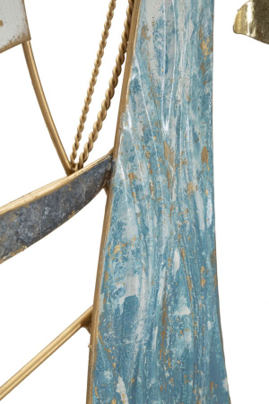 Decoratiune de perete, Metal, Vela Color 51,4X4X87 cm [3]